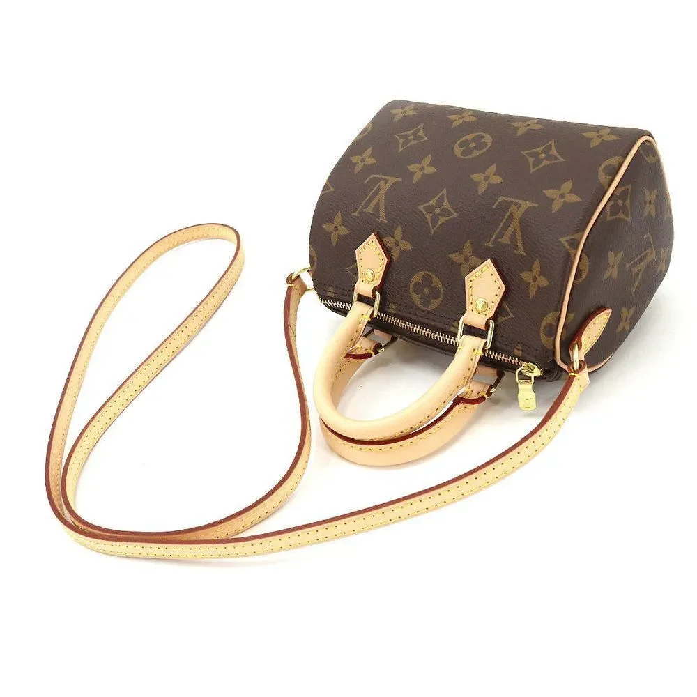 Louis Vuitton Monogram Nano Speedy Shoulder Bag